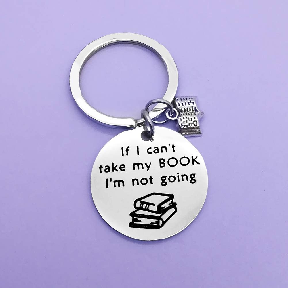 Book Lovers Keychain