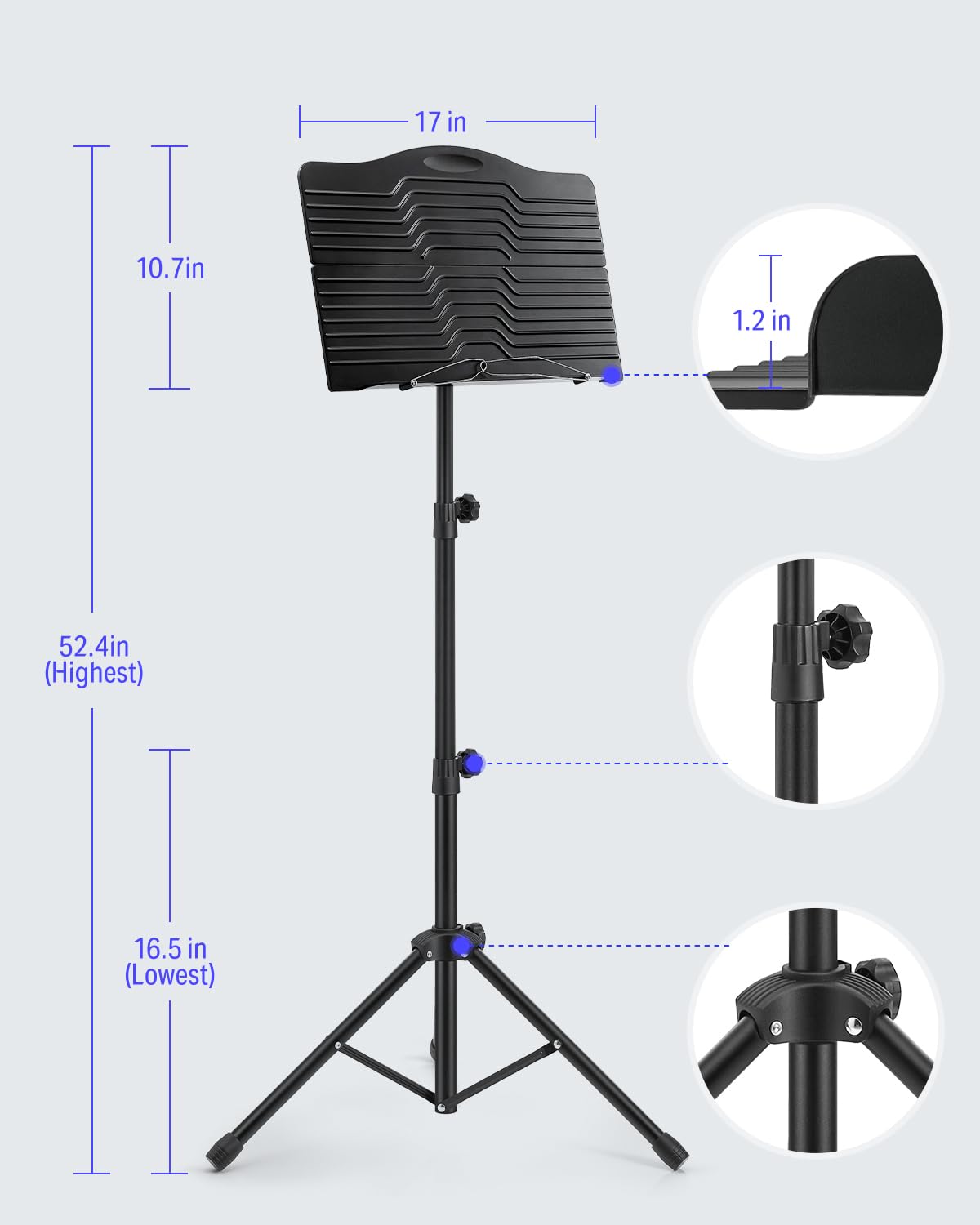 Portable Metal Music Stand