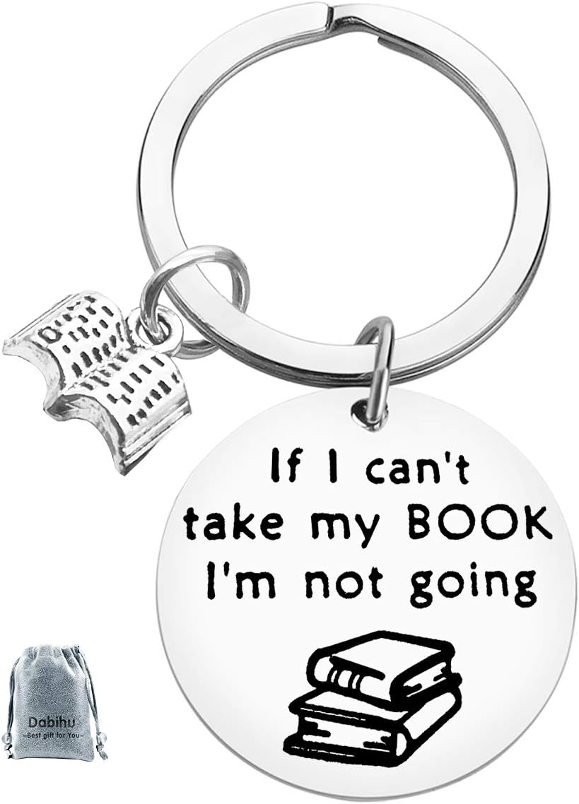 Book Lovers Keychain