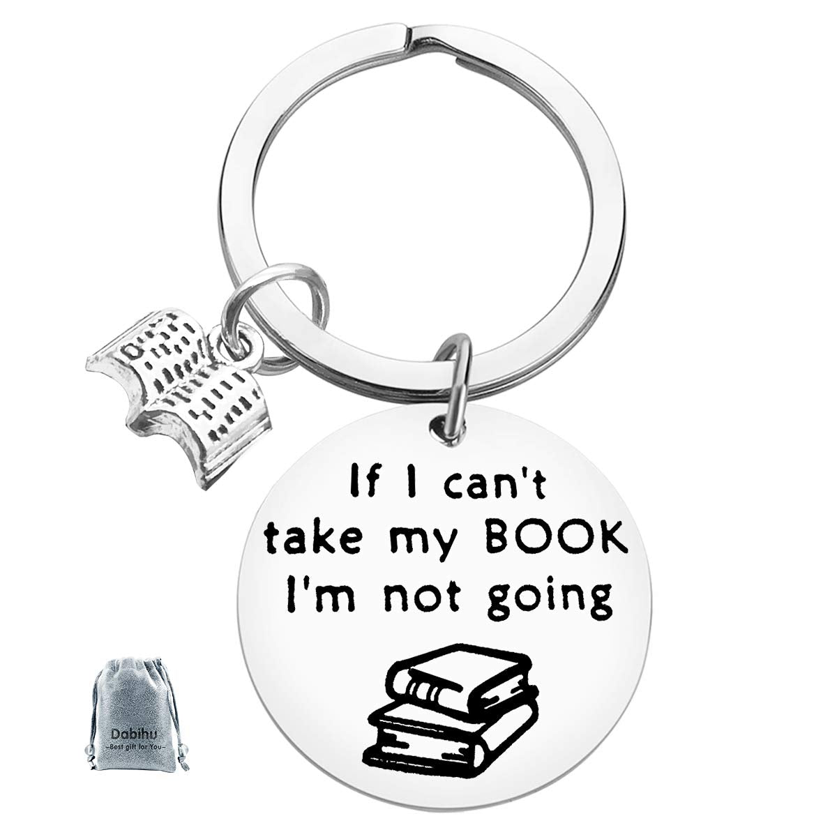 Book Lovers Keychain