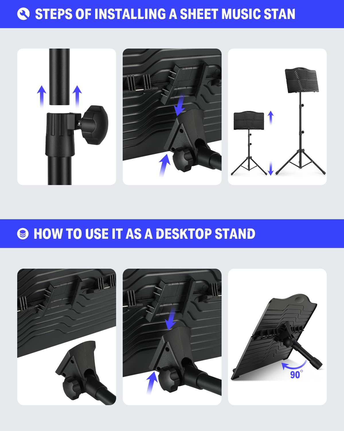 Portable Metal Music Stand