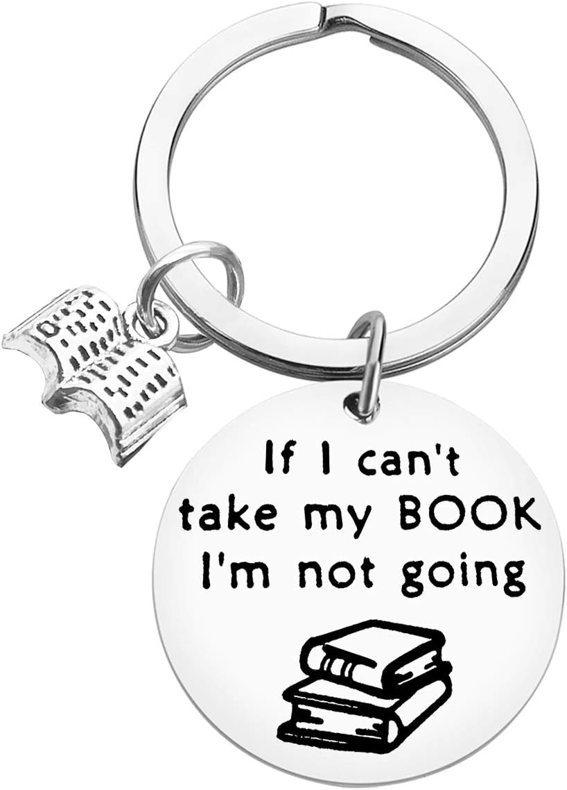 Book Lovers Keychain