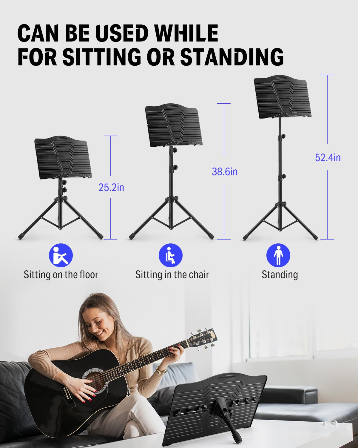 Portable Metal Music Stand