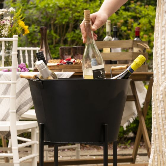 Wine Tub Stand & Tray