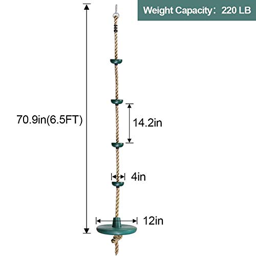 Climbing Rope with Platforms