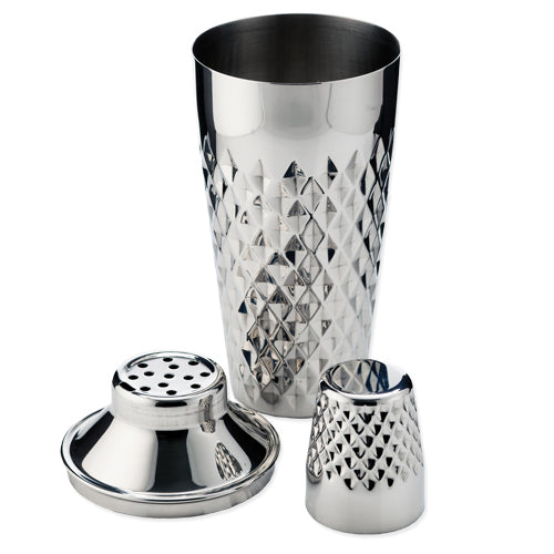 Stainless Steel Faceted Cocktail Shaker by Viski - Spoiled Store