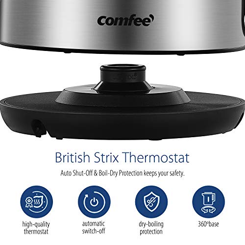 Stainless Steel Cordless Electric Kettle