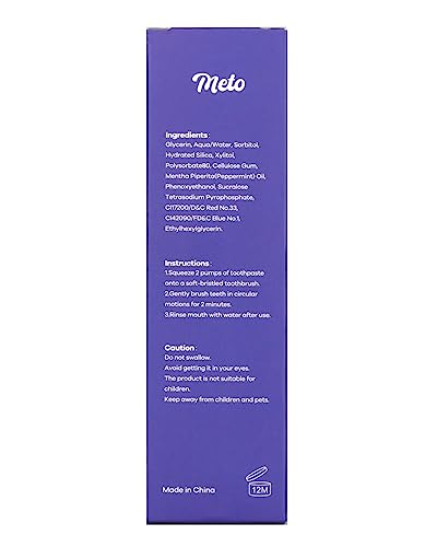 Meto Purple Toothpaste