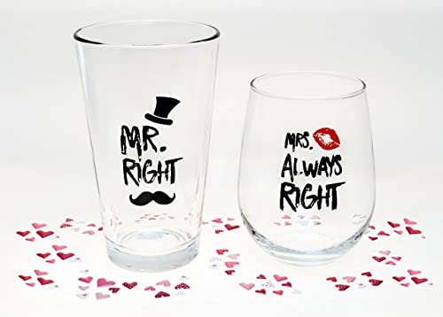 Couples Wine Glass