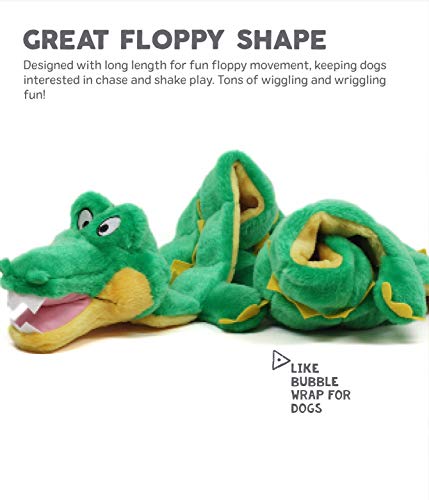 Plush Gator Dog Toy