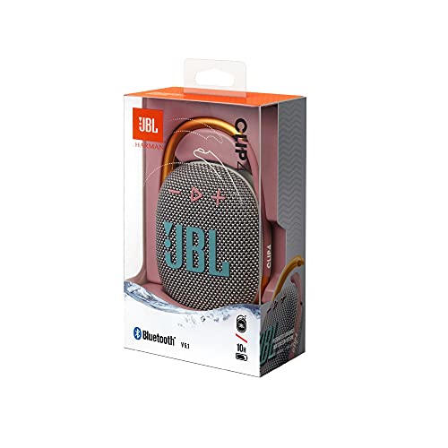 JBL Clip 4 - Portable Mini Bluetooth Speaker for home, outdoor and travel,  big audio and punchy bass, integrated carabiner, IP67 waterproof and