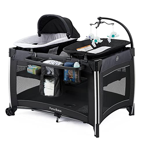 Baby Crib with Bassinet