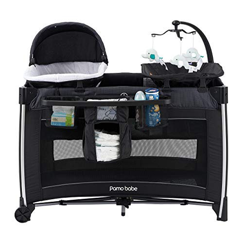 Baby Crib with Bassinet