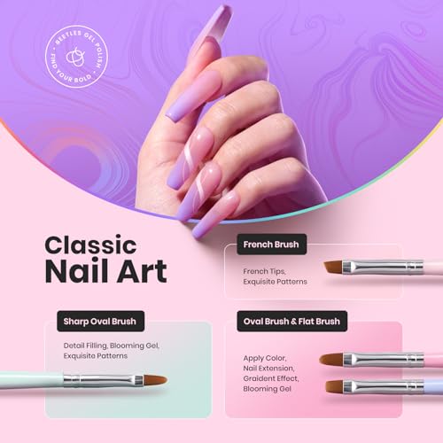 Beetles Nail Art Brushes