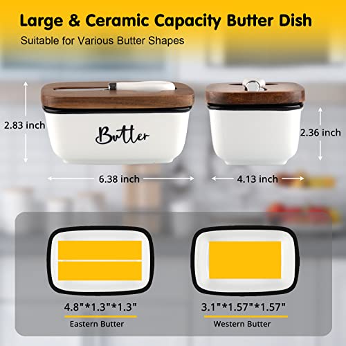 Butter Dish with Lid & Knife