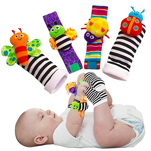 Baby Infant Rattle Socks