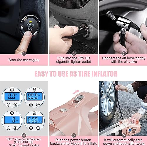4-in-1 Car Vacuum Cleaner