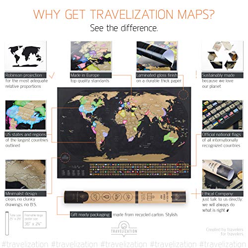 Scratch Off World Map