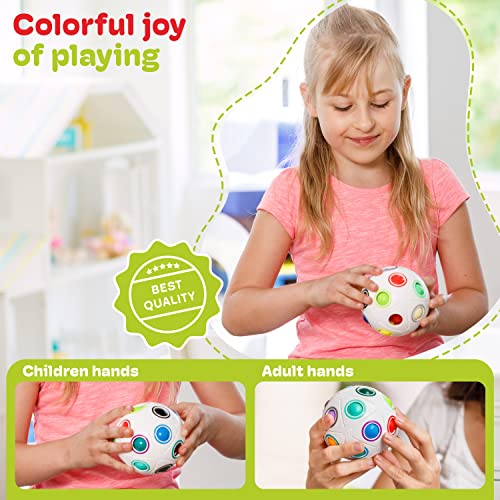 Big Rainbow Puzzle Ball