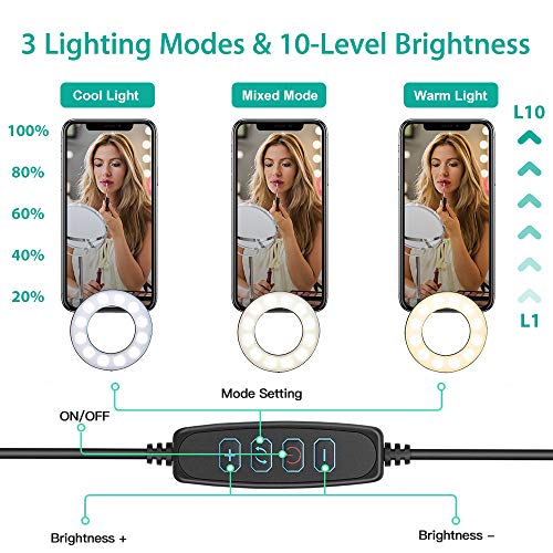 Dual Selfie Ring Light