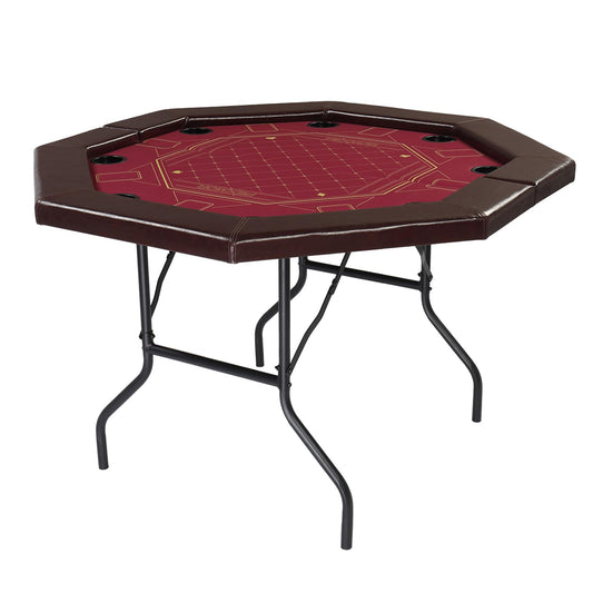 8 Player Poker Foldable Table