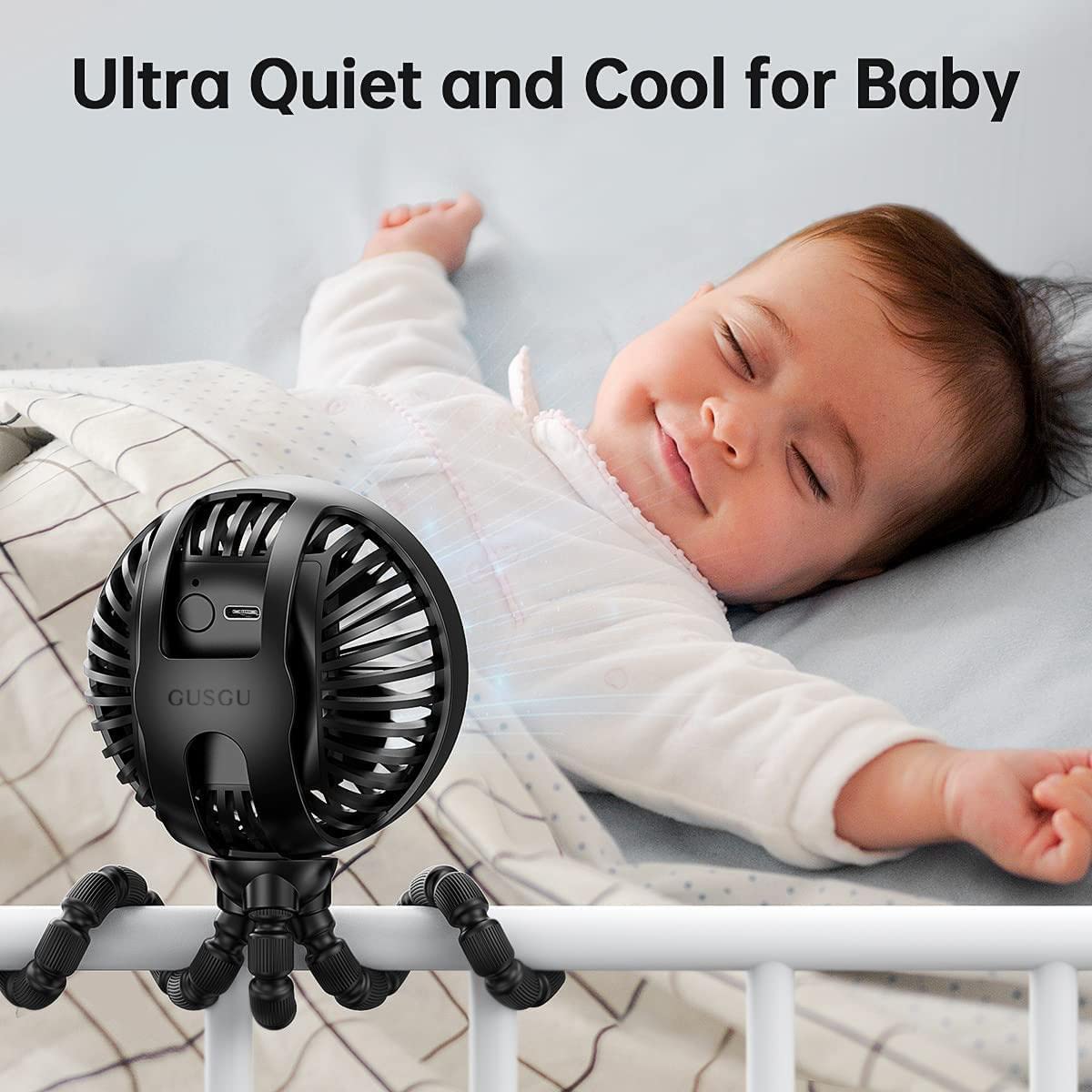 Stroller Fan with Flexible Tripod