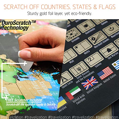 Scratch Off World Map