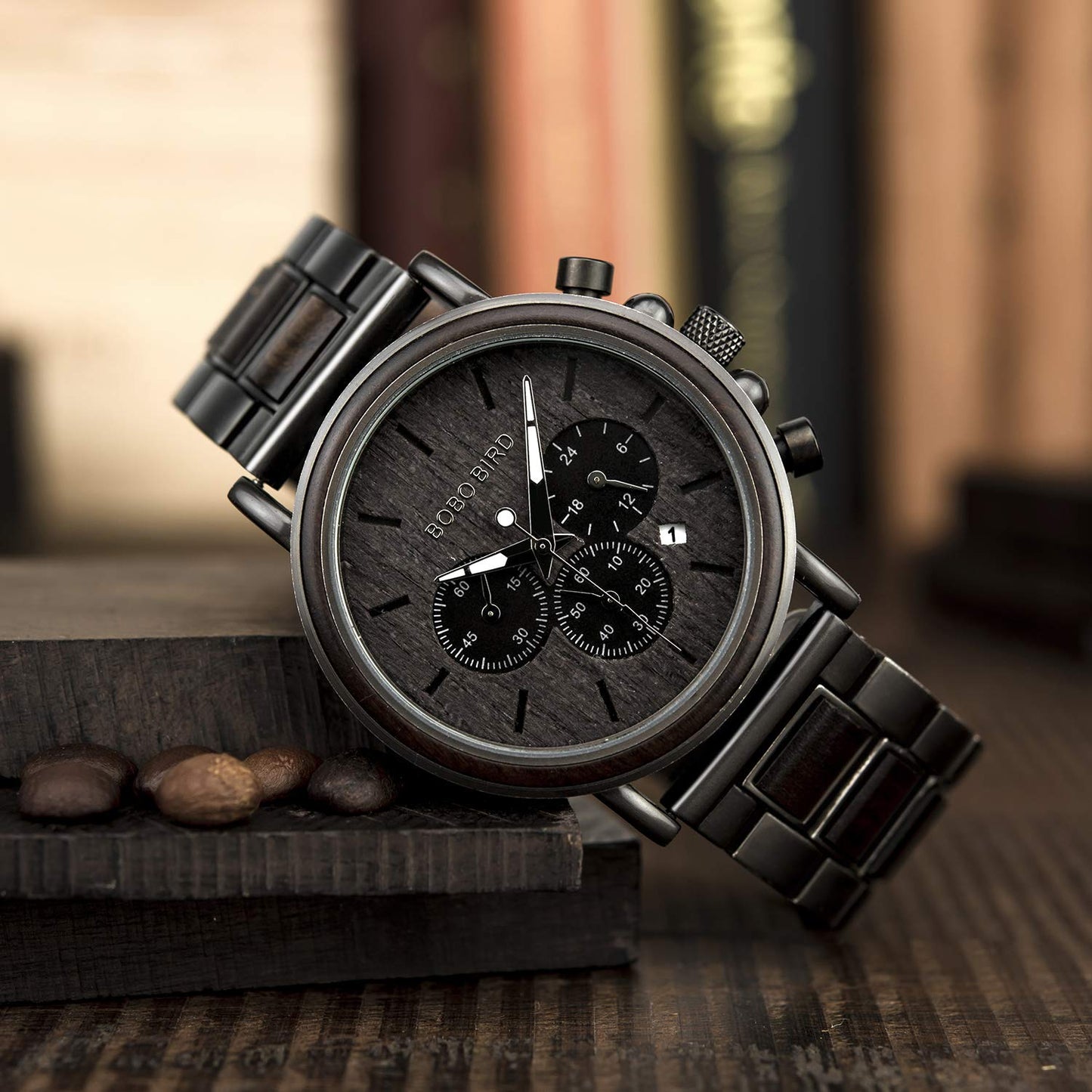 Engraved Wooden Watch