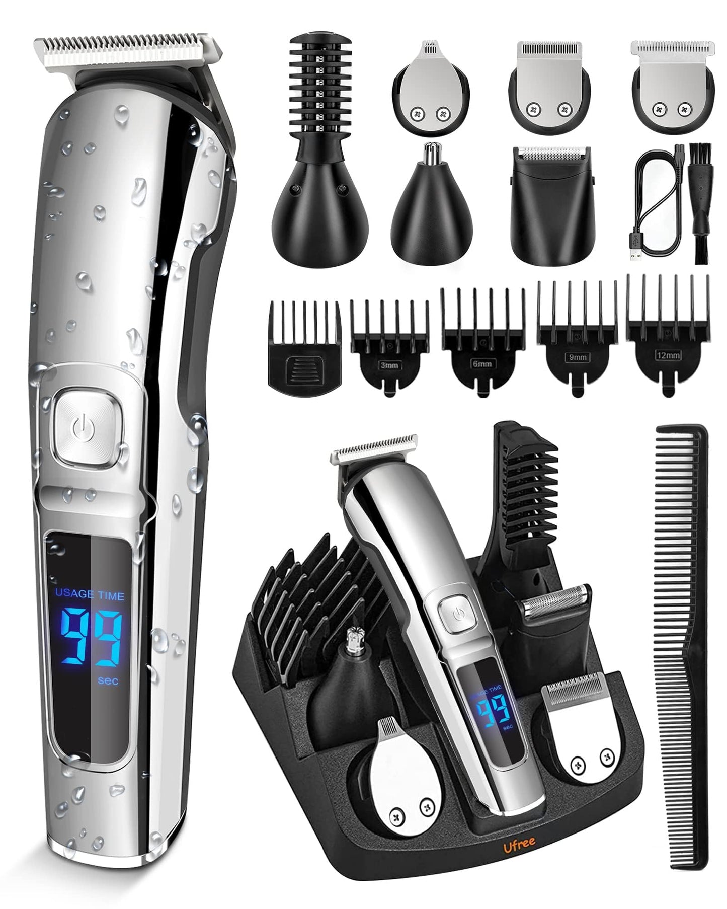 Waterproof Beard Trimmer