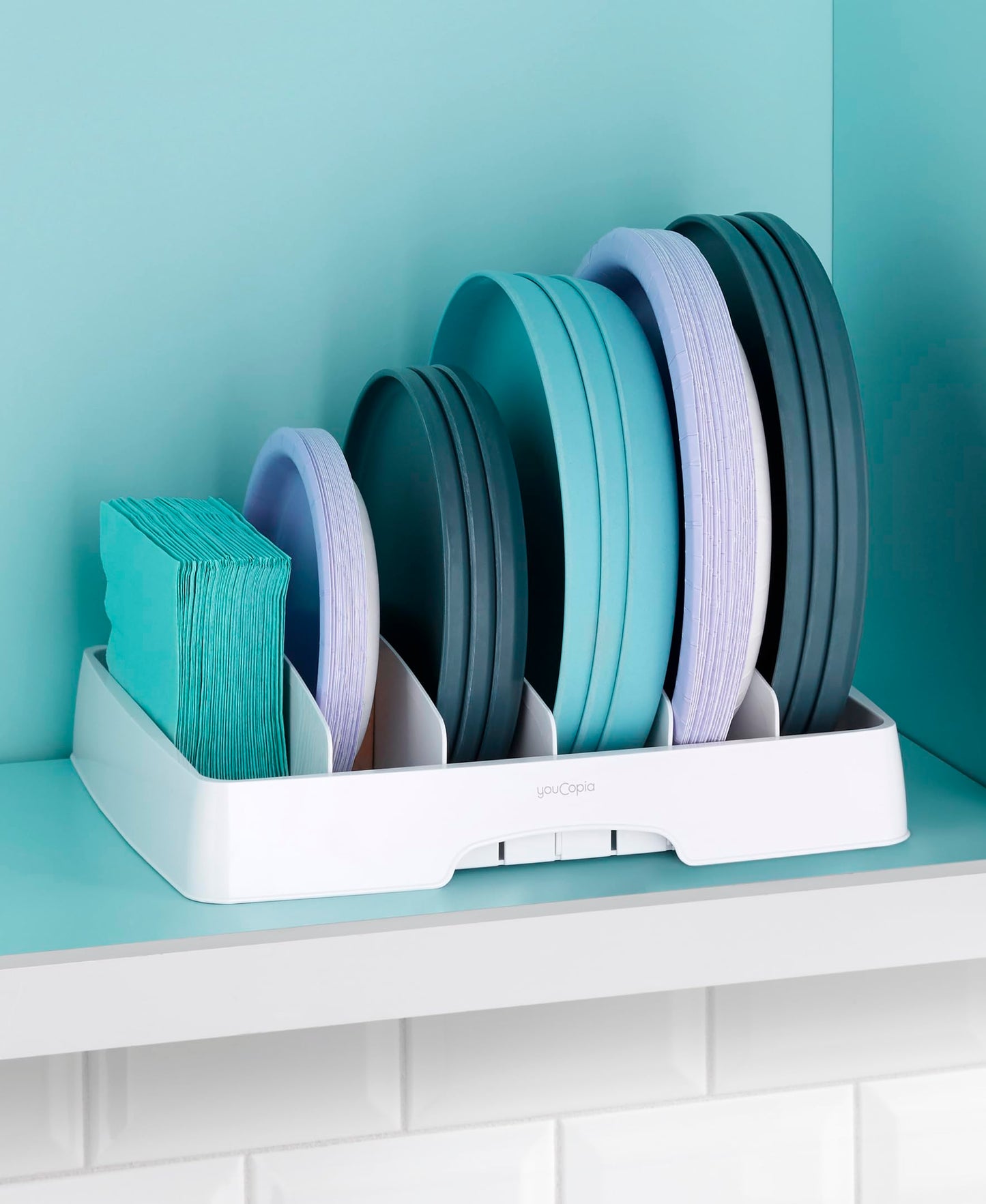 Food Container Lid Organizer