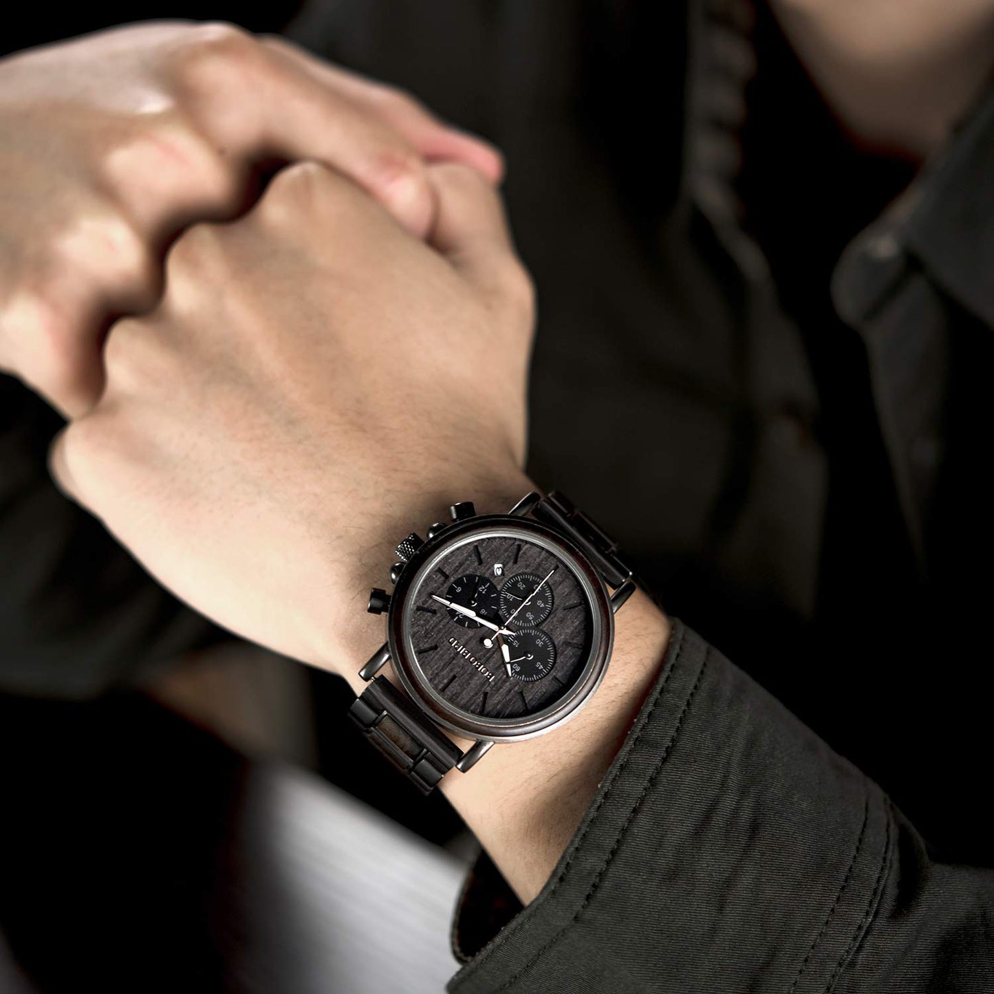Engraved Wooden Watch