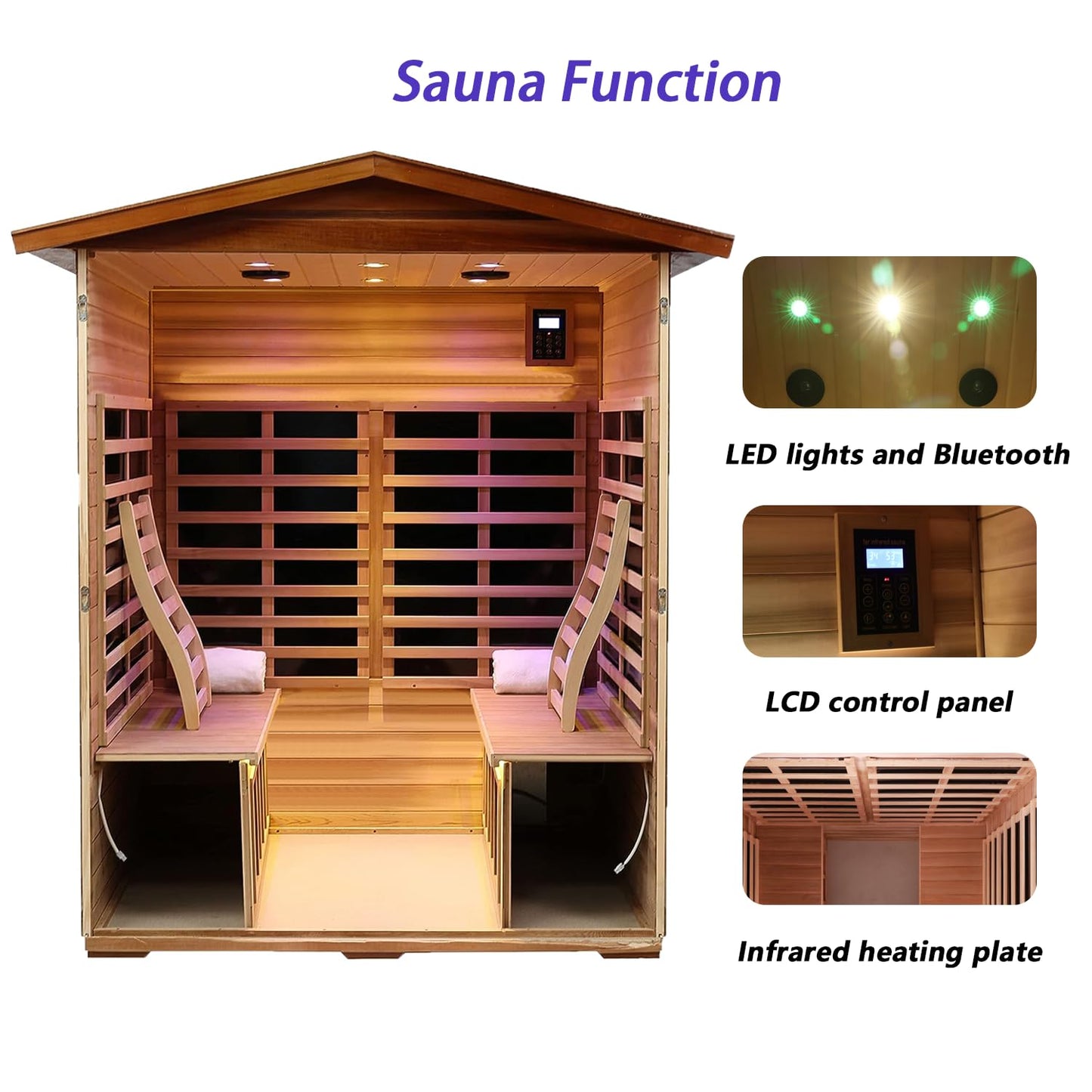 Mahogany Outdoor Sauna