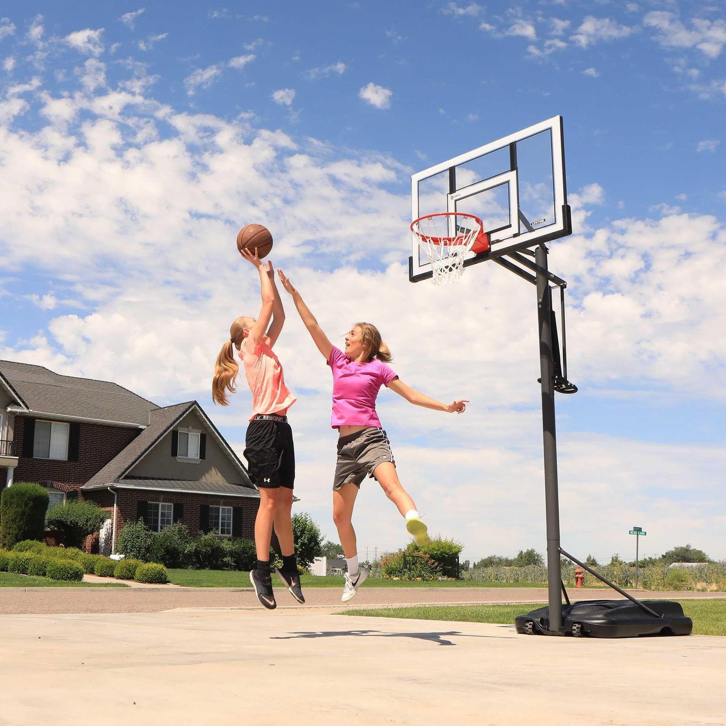 Portable Basketball System