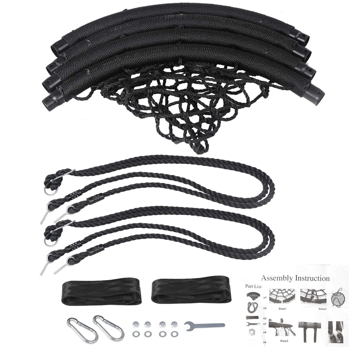 Spider Web Swing Set