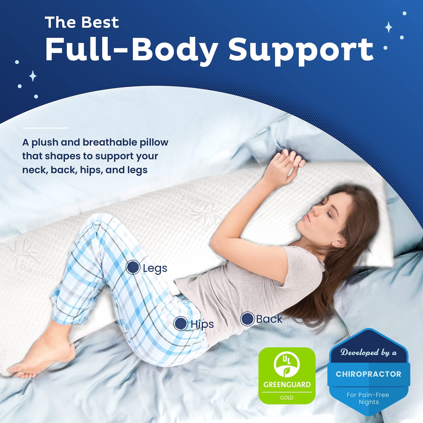 Snuggle-Pedic Body Pillow