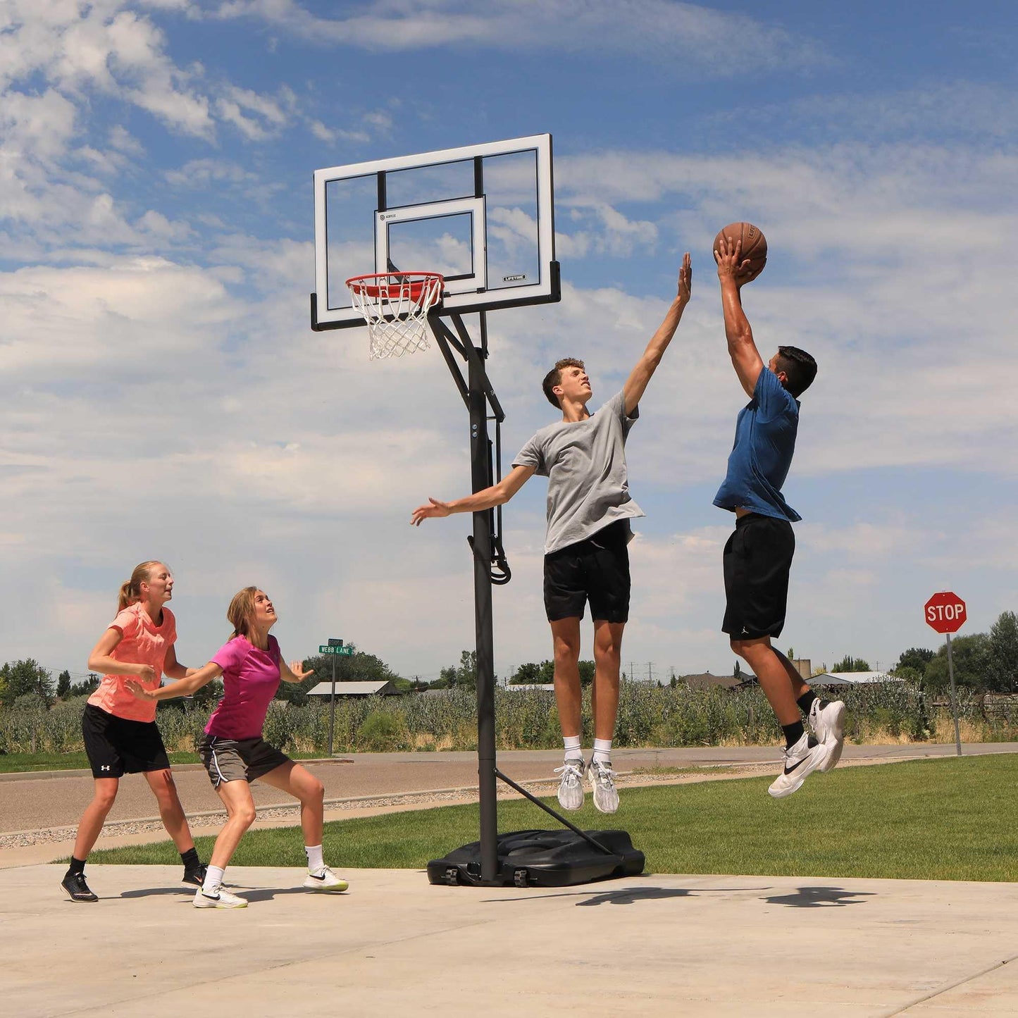 Portable Basketball System