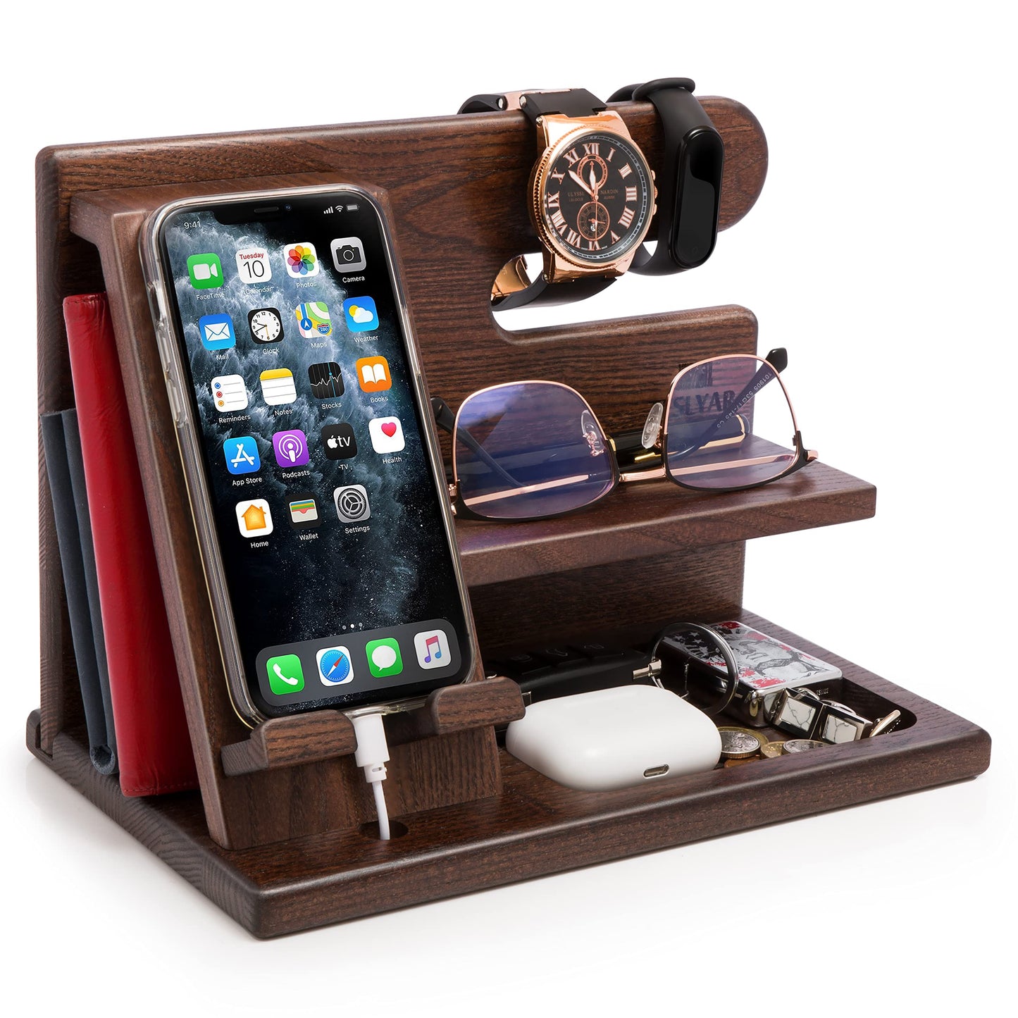 Wood Phone Dock Station