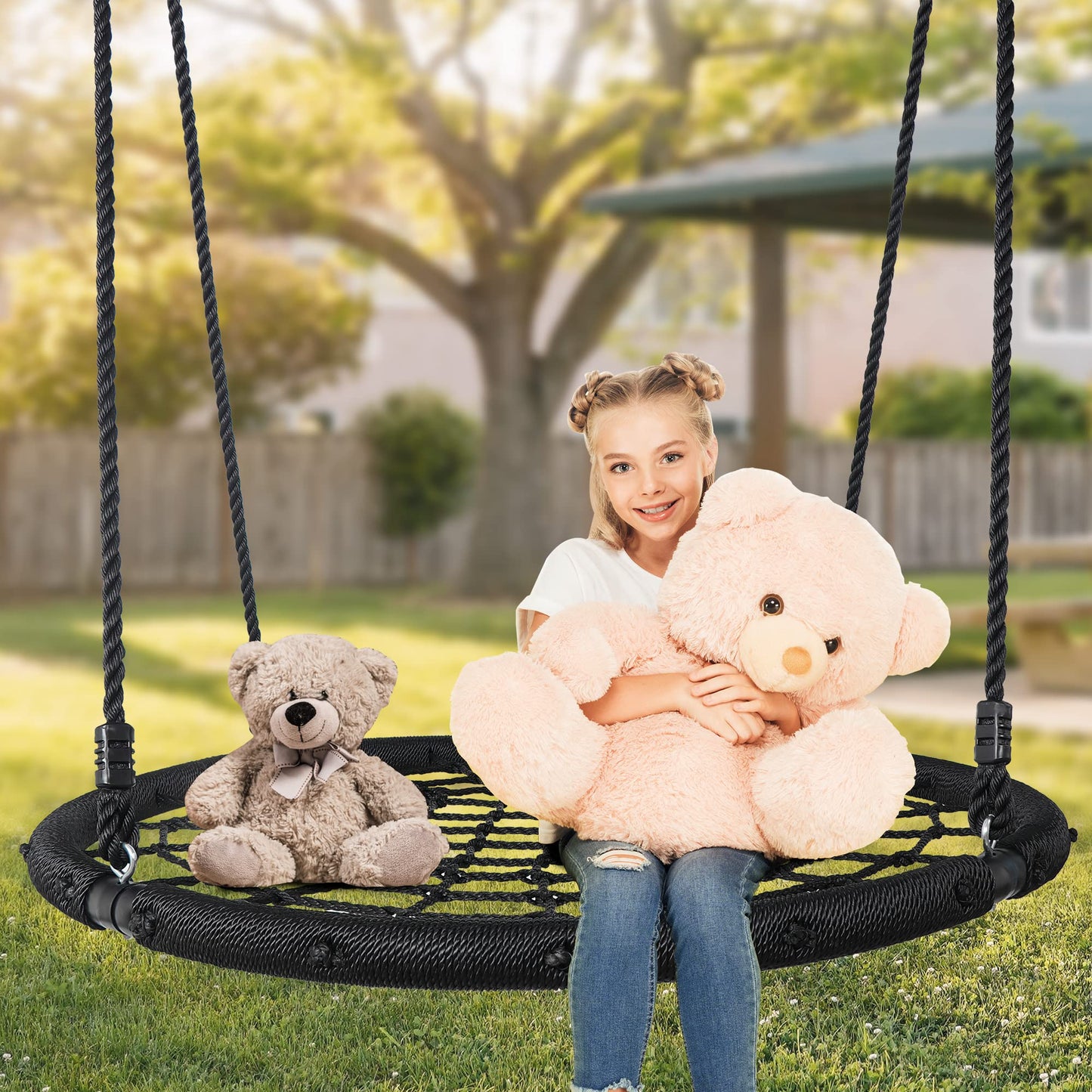Spider Web Swing Set