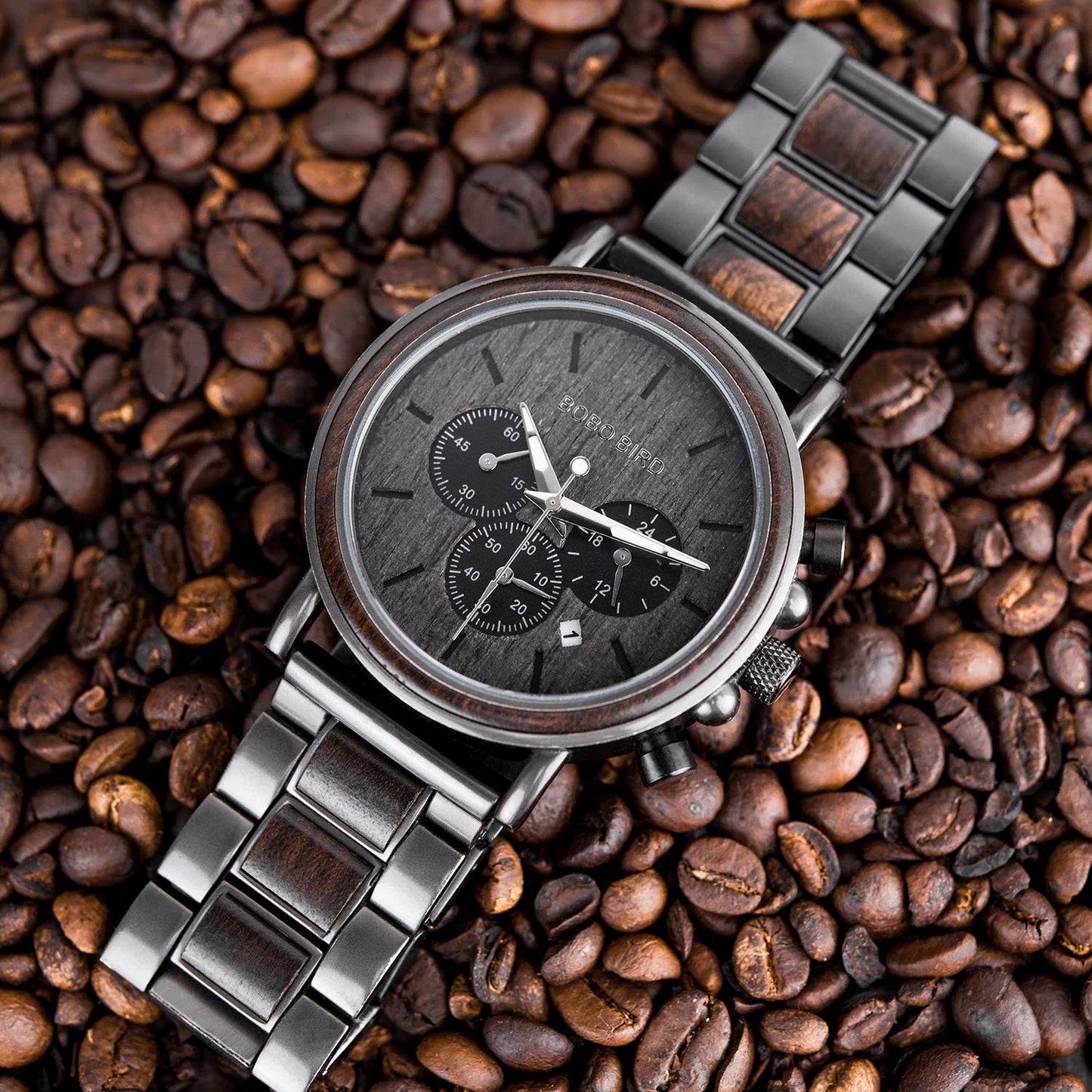 Engraved Wooden Watch