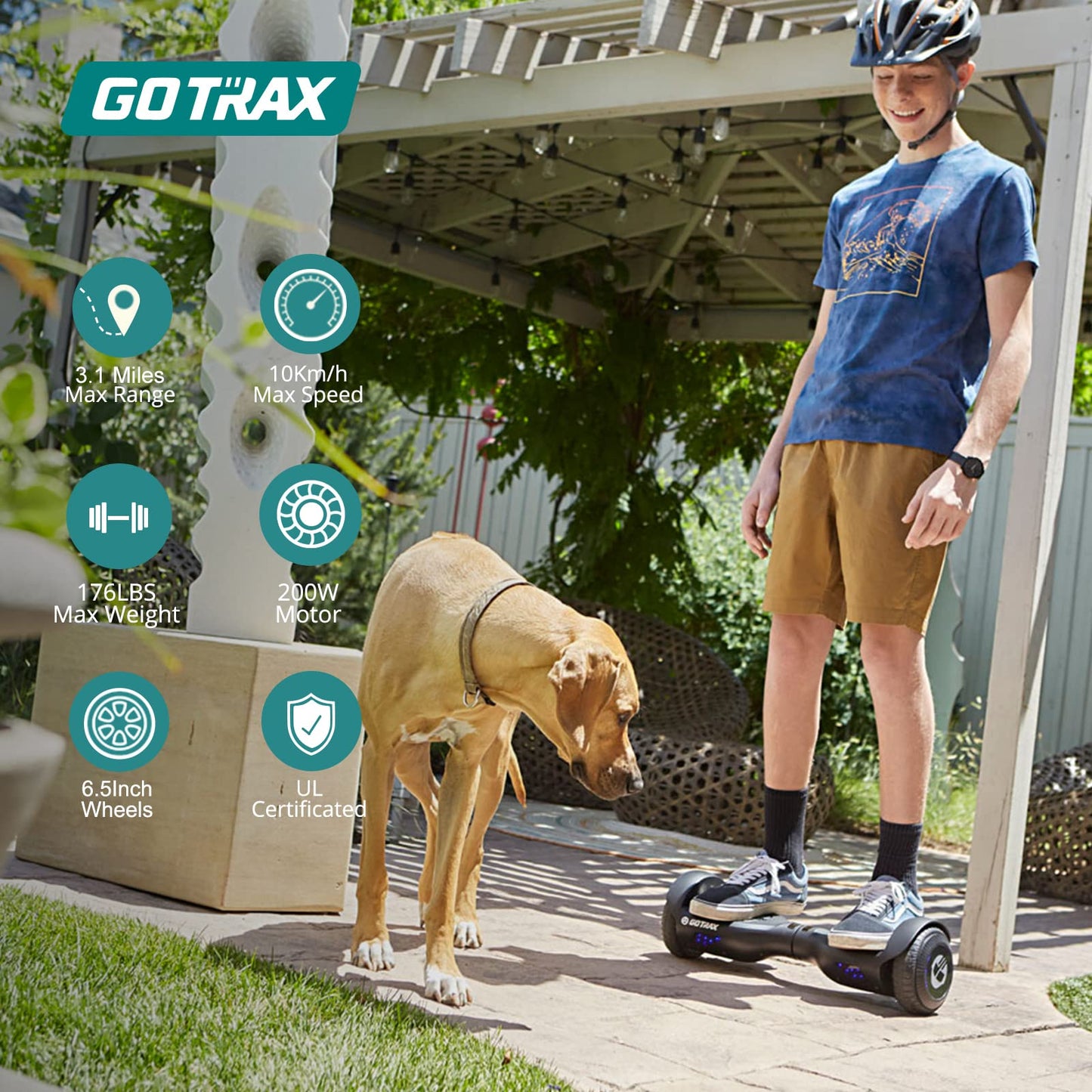 Hoverboard with 6.5" LED