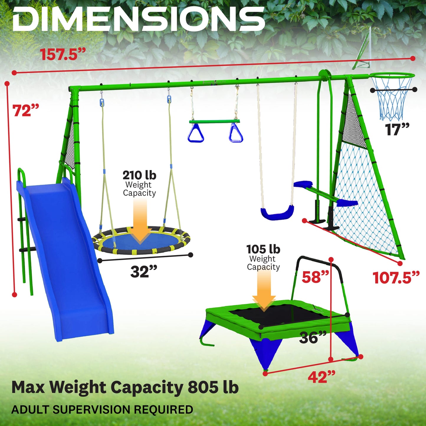 FITNESS KIDS Swing Set