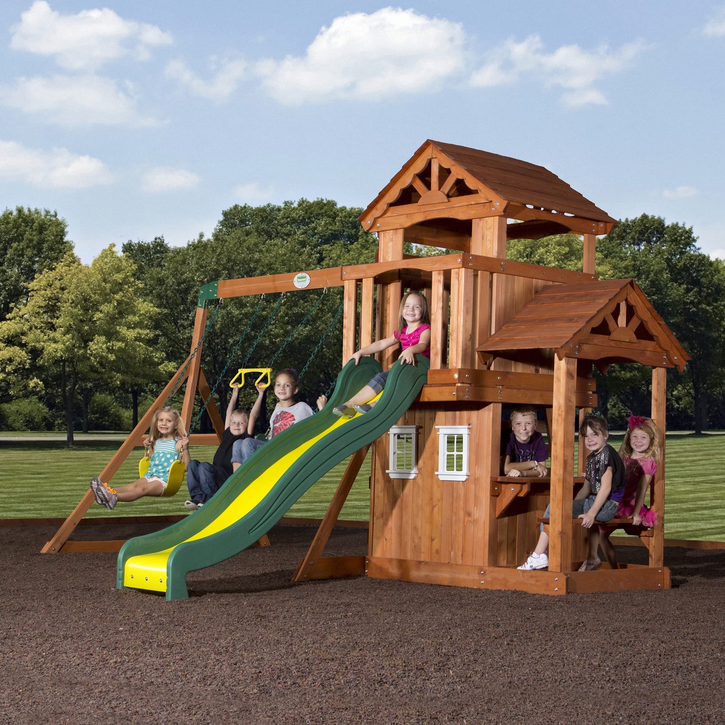 All Cedar Wood Play set