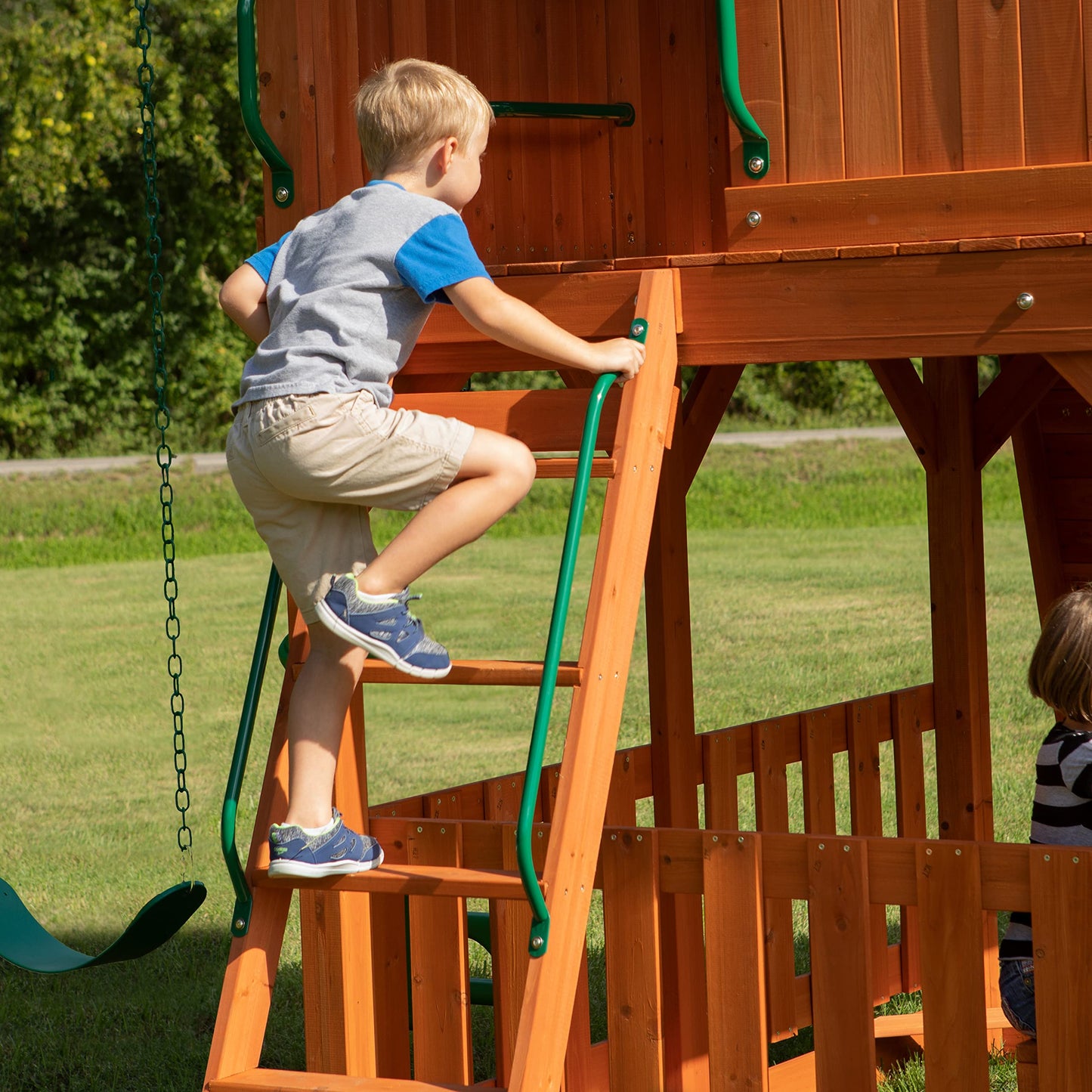 Playground Cedar Wood Swing Set