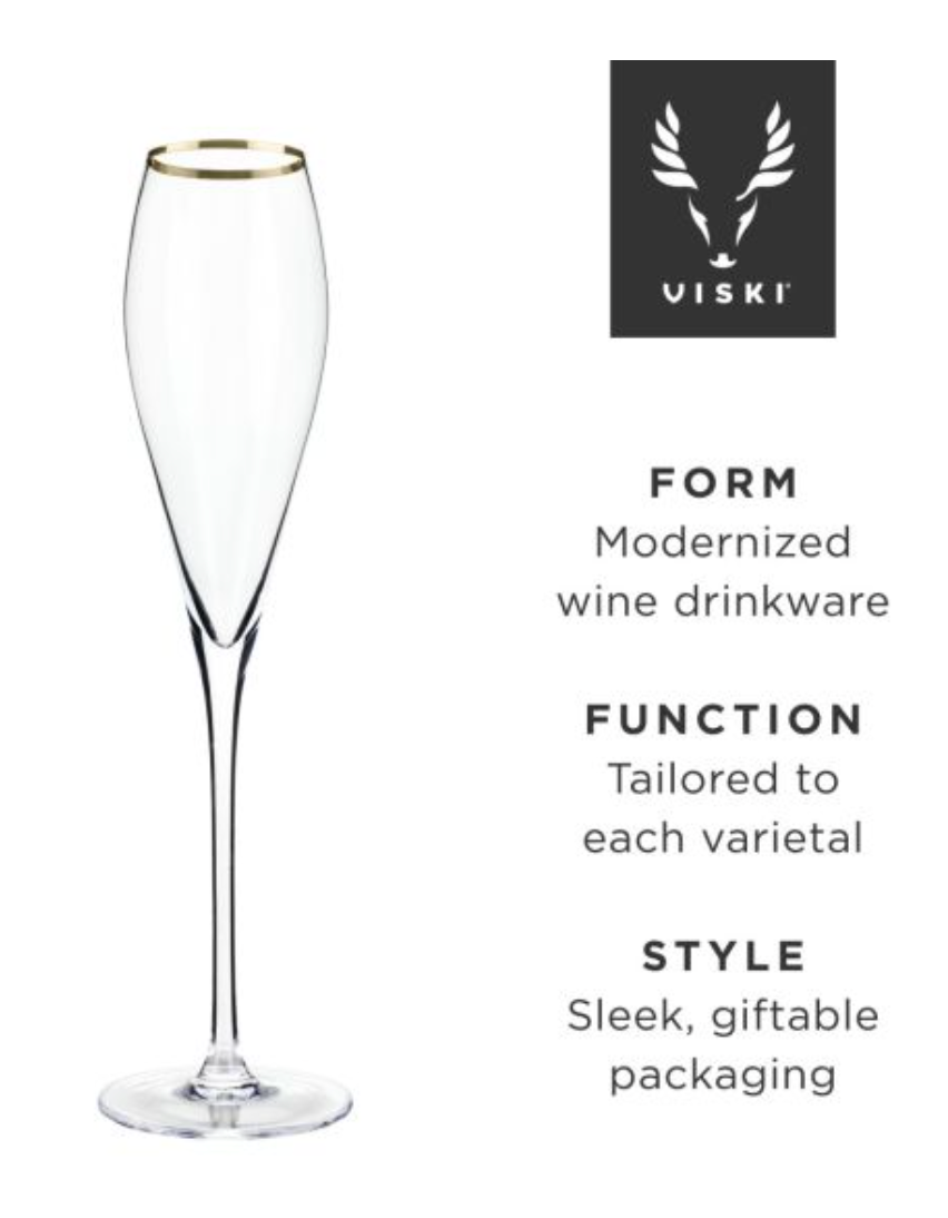 Crystal Champagne Flutes