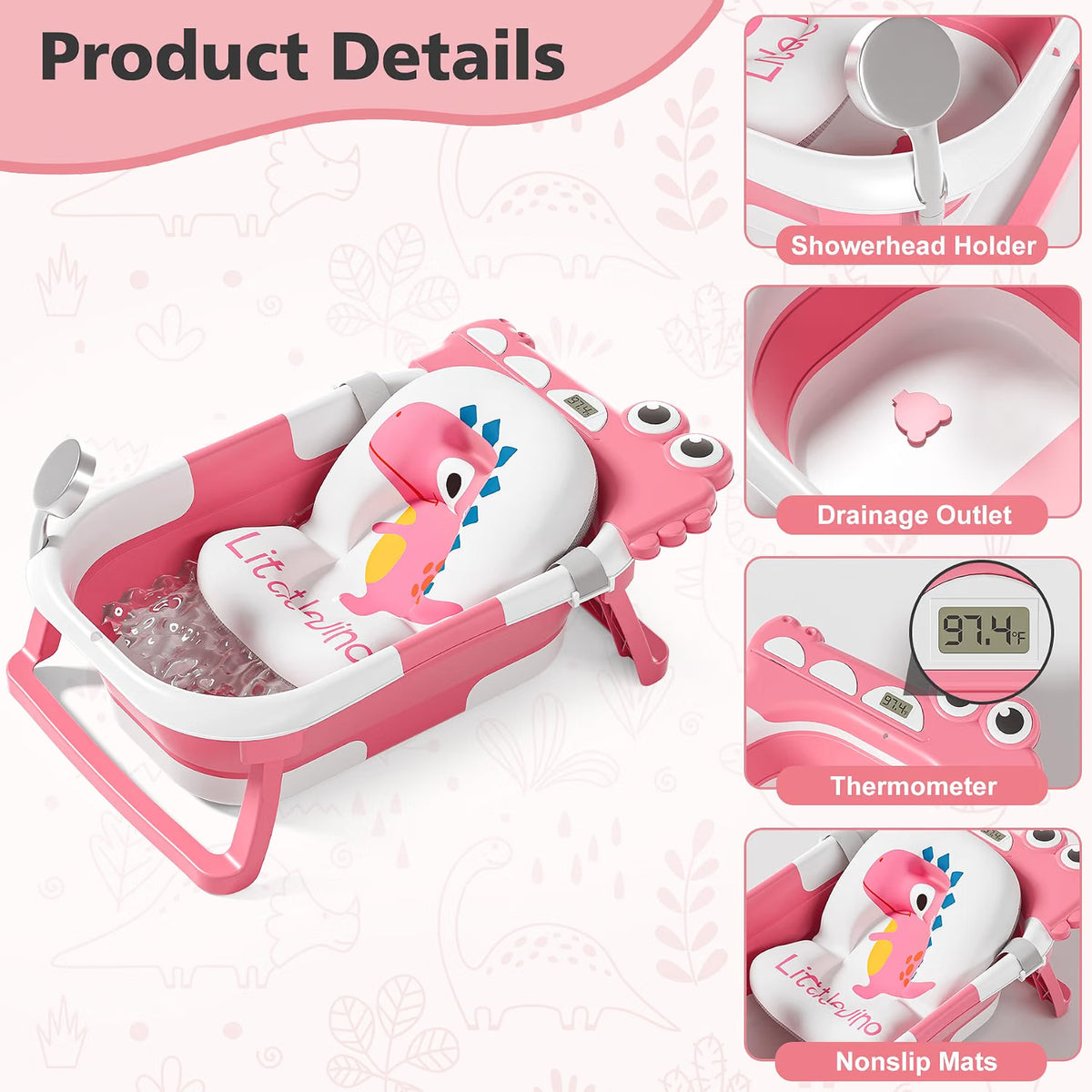Collapsible Baby Bathtub