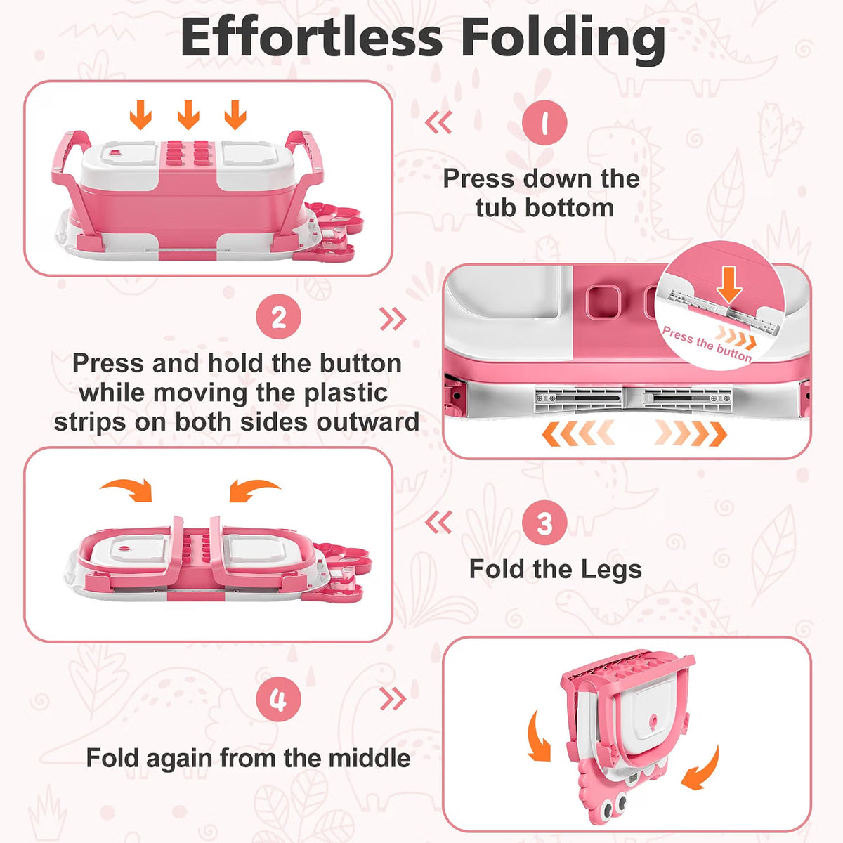 Collapsible Baby Bathtub