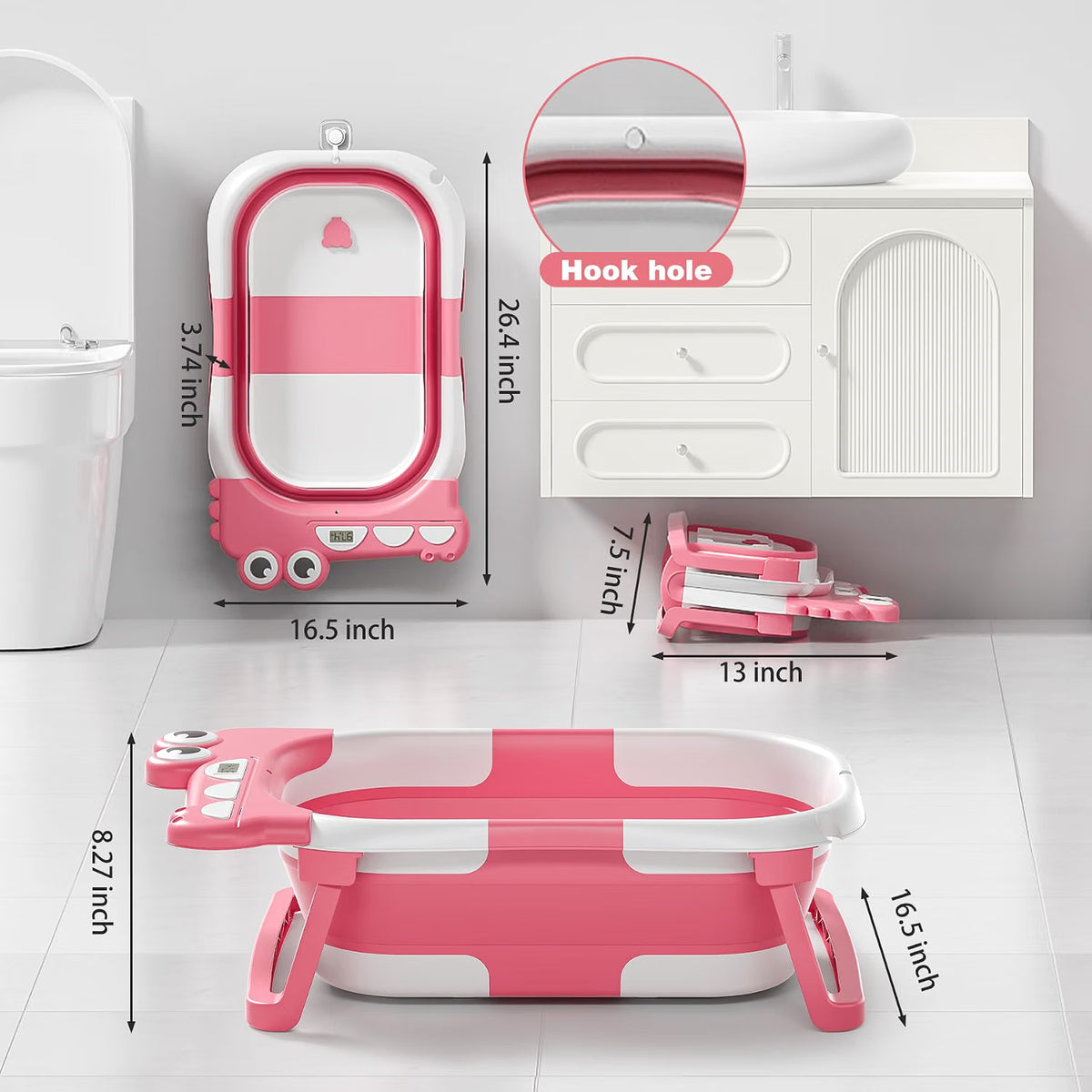 Collapsible Baby Bathtub