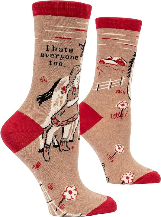 I Hate Everyone Too Socks