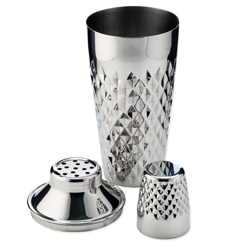 Stainless Steel Faceted Cocktail Shaker by Viski - Spoiled Store 