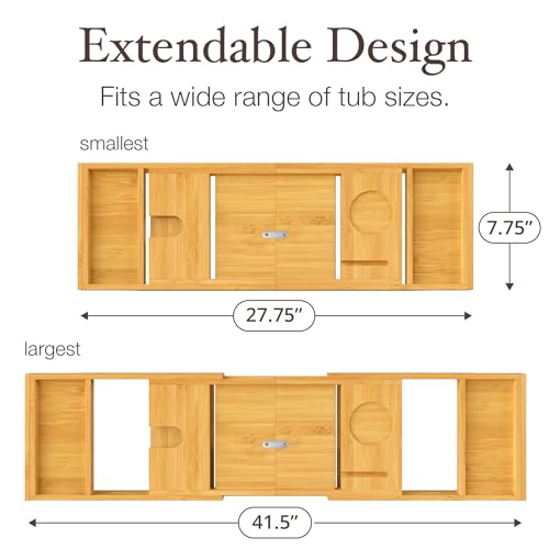 Bamboo Bathtub Tray